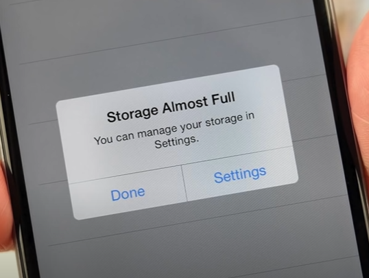 Issues With the iPhone Storage
