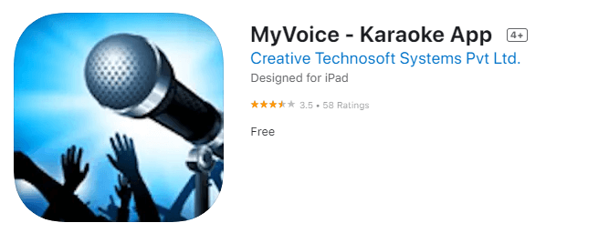 MyVoice karaoke for iphone