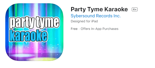 Party Tyme Karaoke for iphone