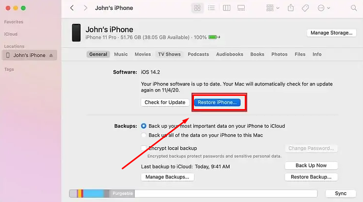 Restore Your iPhone 12 from a Backup