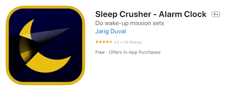 Sleep Crusher - Alarm Clock For iPhone