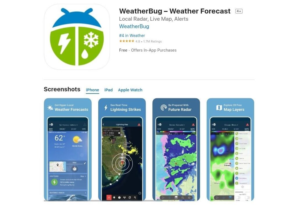 WeatherBug: Weather Apps For iPhone