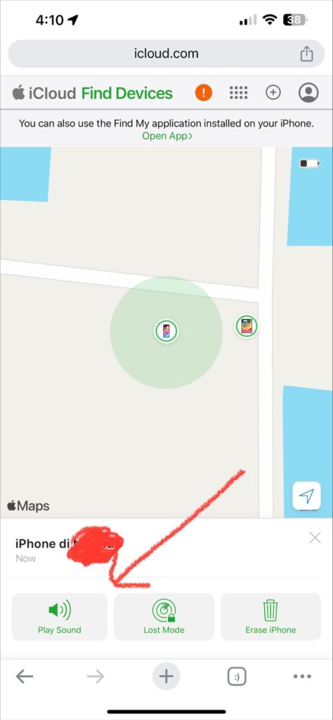 Track An iPhone-Find me