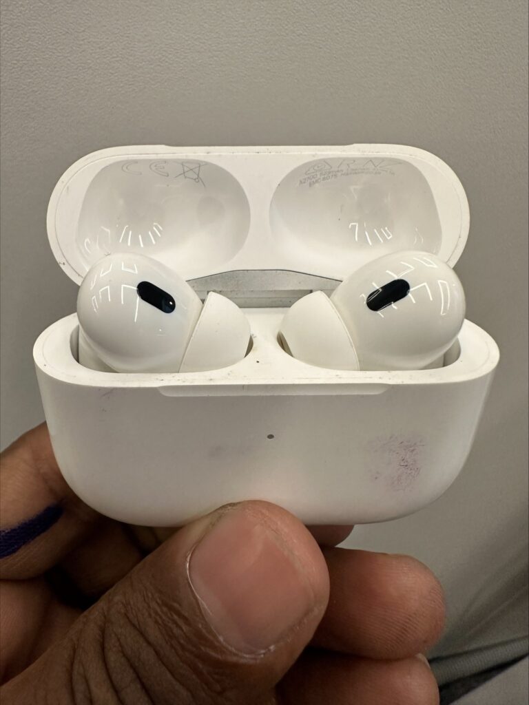 Put both earbuds in the case.